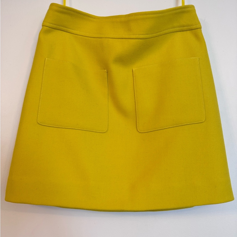 J. Crew Yellow Skirt